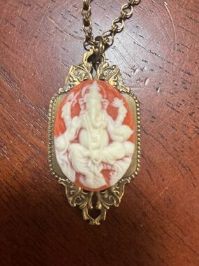 Ganesh/Ganesha 20” Brass Necklace